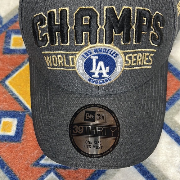 New Era 2020 Champs Los Angeles Dodgers Fitted Hat Cap MVP 5 Cody Seager - Picture 2 of 7
